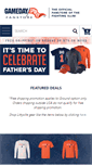 Mobile Screenshot of gamedayspirit.com